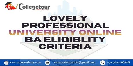 Chandigarh, Lessons Offered, Lovely Professional University Online BA   Eligiblity Criteria