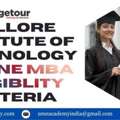 Vellore Institute Of  Technology Online MBA Eligiblity Criteria