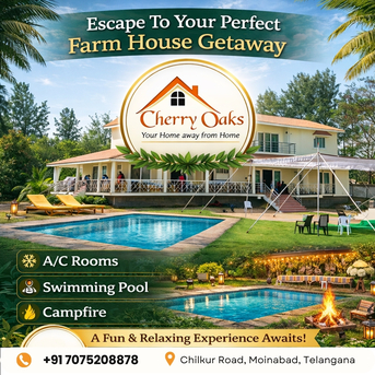 Hyderabad, Farm/Garden, Private Villa For Rent In Moinabad For Weekend