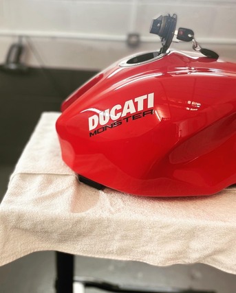 London, Automotive, Motor Bike Tank Dent Removal | Precision Paintless Repair Experts