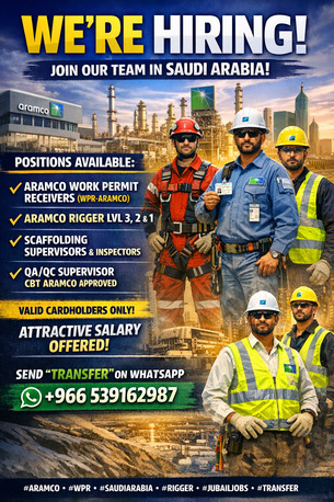 Riyadh, Jobs, Aramco Certified WPR