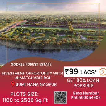Nagpur, Residential Plots, INR 6500000,  1100 Sq. Feet,  Godrej Plots In Nagpur &ndash; Strategic Investment Choice