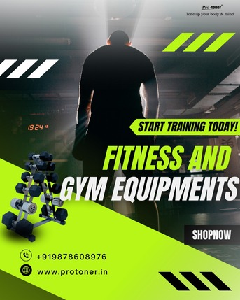 Mumbai, Machinery, Protoner Home Gym Setup With Bench, Dumbbells & Mats