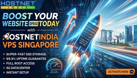Singapore, Technical, Boost Your Website Speed Today With Hostnetindia VPS Singapore