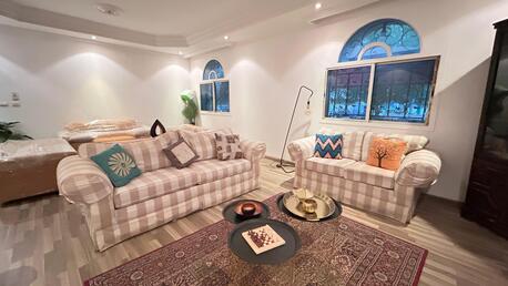 Al Rehab, Furniture, SAR 1100,  IKEA Sofa Set (2+3+2) &ndash; Like New With Custom Covers