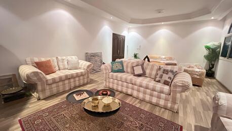 Al Rehab, Furniture, SAR 1100,  IKEA Sofa Set (2+3+2) &ndash; Like New With Custom Covers