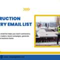 Construction Industry Email List For Targeted Leads
