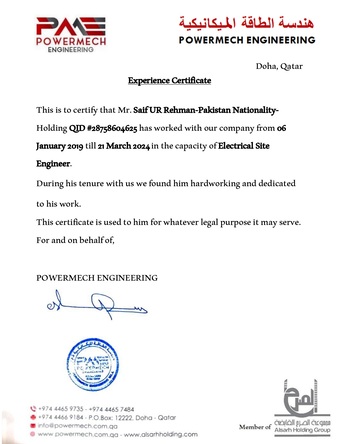 Khobar, Job Seekers, Electrical Engineer