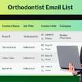 Argeted US Orthodontist Email List For Dental Lead Campaigns