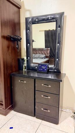Dammam, Furniture, SAR 600,  Home Furniture ( Cot ,cupboard & Dressing Table For Sale)