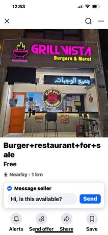 Jeddah, Businesses For Sale, Burger Restaurant