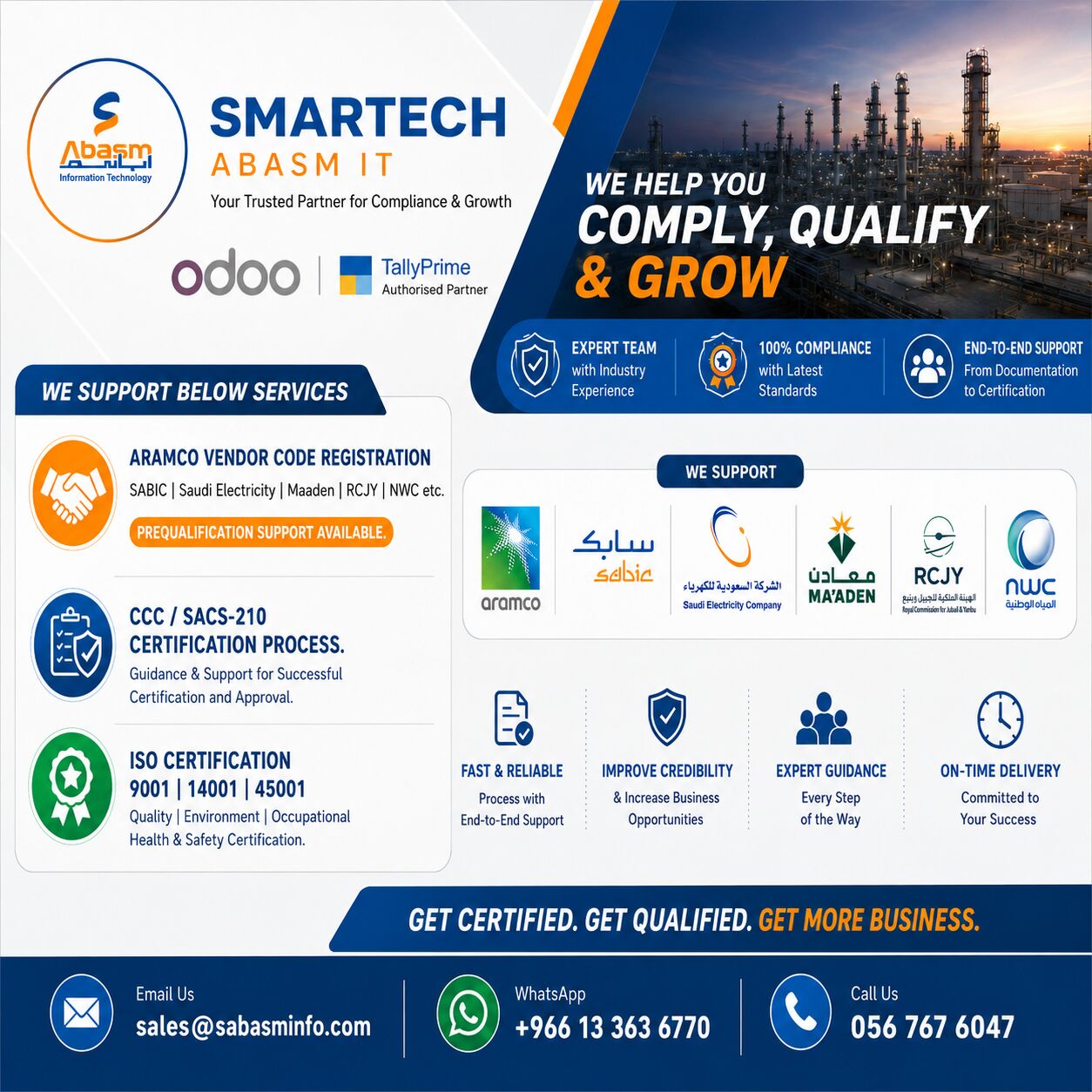 Dammam, Computer, Aramco Vendor Code Registration Services