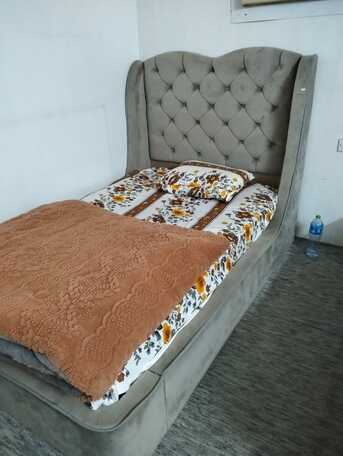 Riyadh, Furniture, SAR 400,  Bed For Sale Along With Spring Mattress