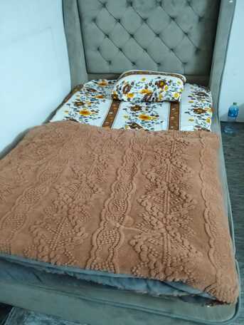 Riyadh, Furniture, SAR 400,  Bed For Sale Along With Spring Mattress