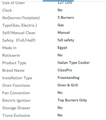 Al Jubail Al Balad, Appliances, SAR 770,  Cooking Range For Sale Branded Like New
