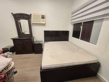 Busaiteen, Furniture, BHD 35,  Double Bed With Mattress, Dressing Table, Mini Table