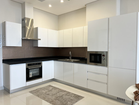 Al Seef, Apartments/Houses, BHD 400/month,  Furnished,  1 BR,  90 Sq. Meter,  Brand New 1BR With Balcony | Pool & Gym | EWA Included - Near Bahrain Mall