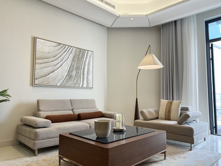 Al Seef, Apartments/Houses, BHD 400/month,  Furnished,  1 BR,  90 Sq. Meter,  Brand New 1BR With Balcony | Pool & Gym | EWA Included - Near Bahrain Mall