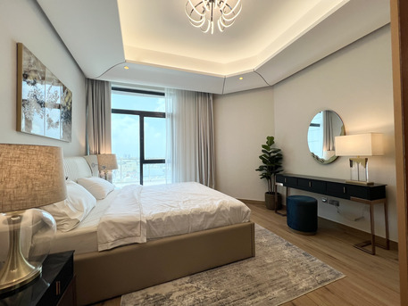 Al Seef, Apartments/Houses, BHD 400/month,  Furnished,  1 BR,  90 Sq. Meter,  Brand New 1BR With Balcony | Pool & Gym | EWA Included - Near Bahrain Mall