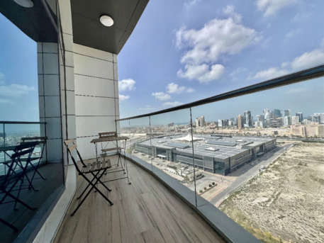 Al Seef, Apartments/Houses, BHD 600/month,  Furnished,  210 Sq. Meter,  Furnished 3BR+Maid With Balcony Near Bahrain Mall