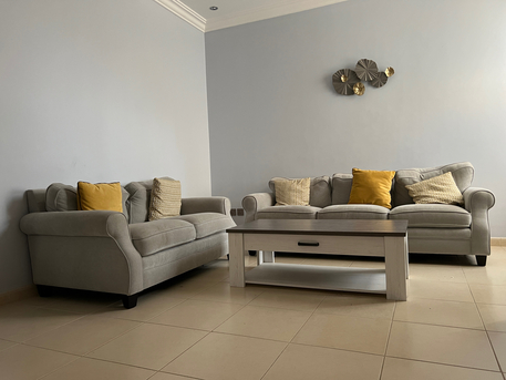 Riyadh, Furniture, SAR 1500,  Light Bluish Gray Sofa Set - 3+2+1 Seater