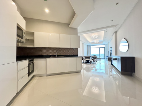 Al Seef, Apartments/Houses, BHD 525/month,  Furnished,  2 BR,  135 Sq. Meter,  Furnished 2BR+Maid | Private Balcony | Pool & Gym | EWA Included