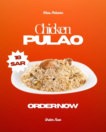 Khobar, Food, SAR 18,  Homemade Food - Chicken Pulao