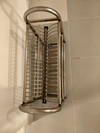 Dammam, Household Items, SAR 60,  Premium 3-Tier Stainless Steel Dish Drying Rack - Excellent Condition