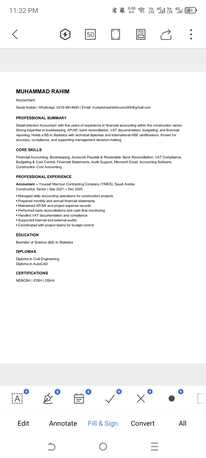 Riyadh, Job Seekers, Accountant | 5+ Years Experience | AP/AR &bull; Bank Reconciliation &bull; Financial Repor