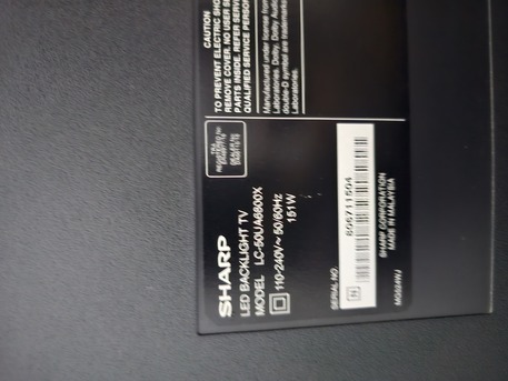 Al Aziziyah, Household Items, SAR 2200,  Fully Smart SHARP 52" Inch LED TV AVAILABLE FOR SALE IN EXCELLENT  Condition