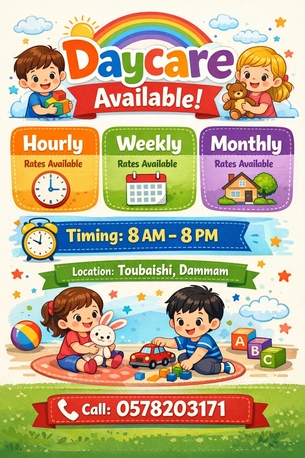 Dammam, General, Daycare