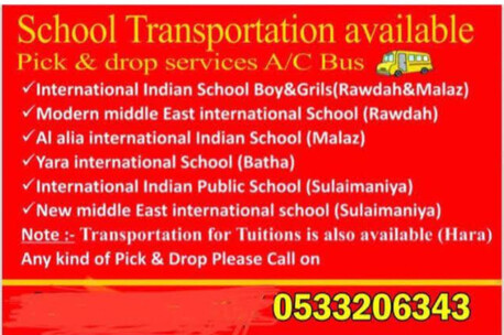Al Wizarat, Pick Up & Drop Off, All School Transport Available
