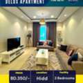 BHD 350/month,  Furnished,  2 BR,  115 Sq. Meter,  Luxurious Deluxe 2 BHK Apartment For Rent In Hidd BD.350/- With EWA.