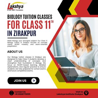 Chandigarh, Lessons Offered, Join 11th Biology Tuition Classes In Zirakpur For Better Results