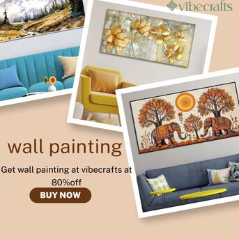 Noida, Household Items, INR 2600,  Wall Painting &ndash; Stylish Art By Vibecrafts