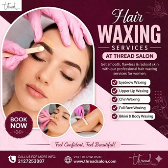 New York, Beautician, Hair Waxing Services At Thread Salon