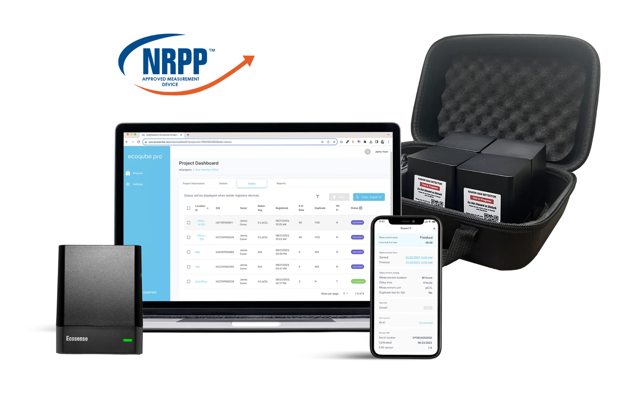 New York, Health & Beauty Items, USD 100,  Ecosense EcoQube Pro &ndash; Professional Radon Testing Made Simple