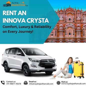 Jaipur, Travel, Luxury Innova Crysta Rental Jaipur With Driver