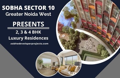 Greater Noida, Real Estate For Sale, INR 10000000,  2 BR,  1234 Sq. Feet,  Sobha Sector 10 - Premium Flats In Greater Noida West