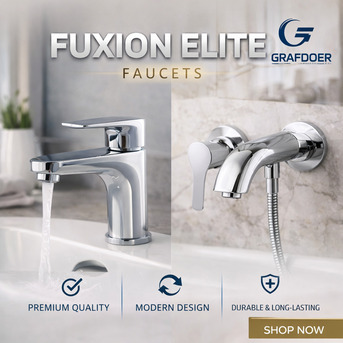 New Delhi, Household, Fuxion Elite Faucets By Grafdoer | Premium Bathroom & Kitchen Tap Collection