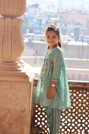 Lucknow, Clothing & Accessories, INR 2599,  Buy Chanderi Girls Frock Online &ndash; Soft & Stylish Summer Wear