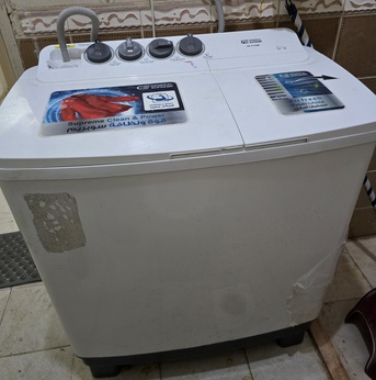 Al Rehab, Appliances, SAR 600,  Washing Machine Semi Automatic Good Condition Only 1 Year Old
