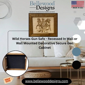 New York, Furniture, USD 130,  Recessed Hidden Gun Cabinets &ndash; In-Wall Concealed Firearm Storage Solutions