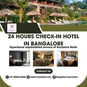 Bangalore, Travel, 24 Hours Check-In Hotel In Bangalore | Millennials Hotel
