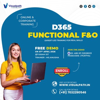 Hyderabad, Education, D365 Finance Training Online Free Demo Session | April 7
