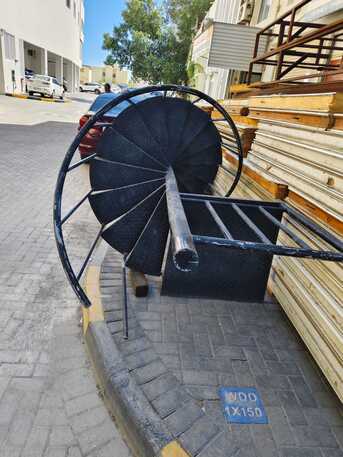 East Riffa, Materials, BHD 150,  One Heavy-duty Metal Spiral Staircase For Sale.