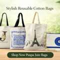 INR 100,  Stylish Reusable Cotton Bags For Everyday Needs