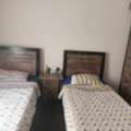 SAR 300,  Bedroom Set For Sale &ndash; 2 Beds + Wardrobe (Good Condition, Urgent Sale)