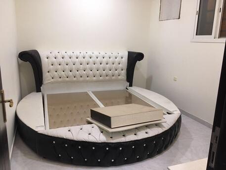 Al Olaya, Furniture, SAR 2300,  Full Bedroom Set For Sale (King Size Cot, 2side Tables, Dressing Table,Wardrobe, Chester)