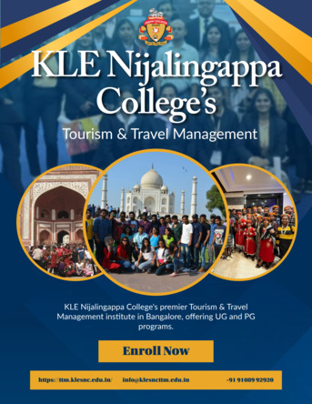 Bangalore, Education, B.Com In Tourism & Travel Management | KLE Nijalingappa College Bangalore